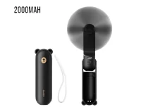Jisulife F8 Hand Fan 2000mAh – Black & Brown