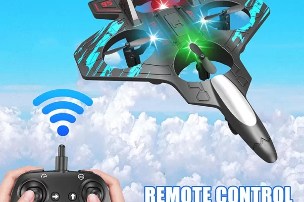 Remote Control Starfighter Drone Plane – Blue