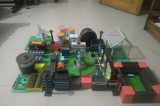 Renwable power and green house city