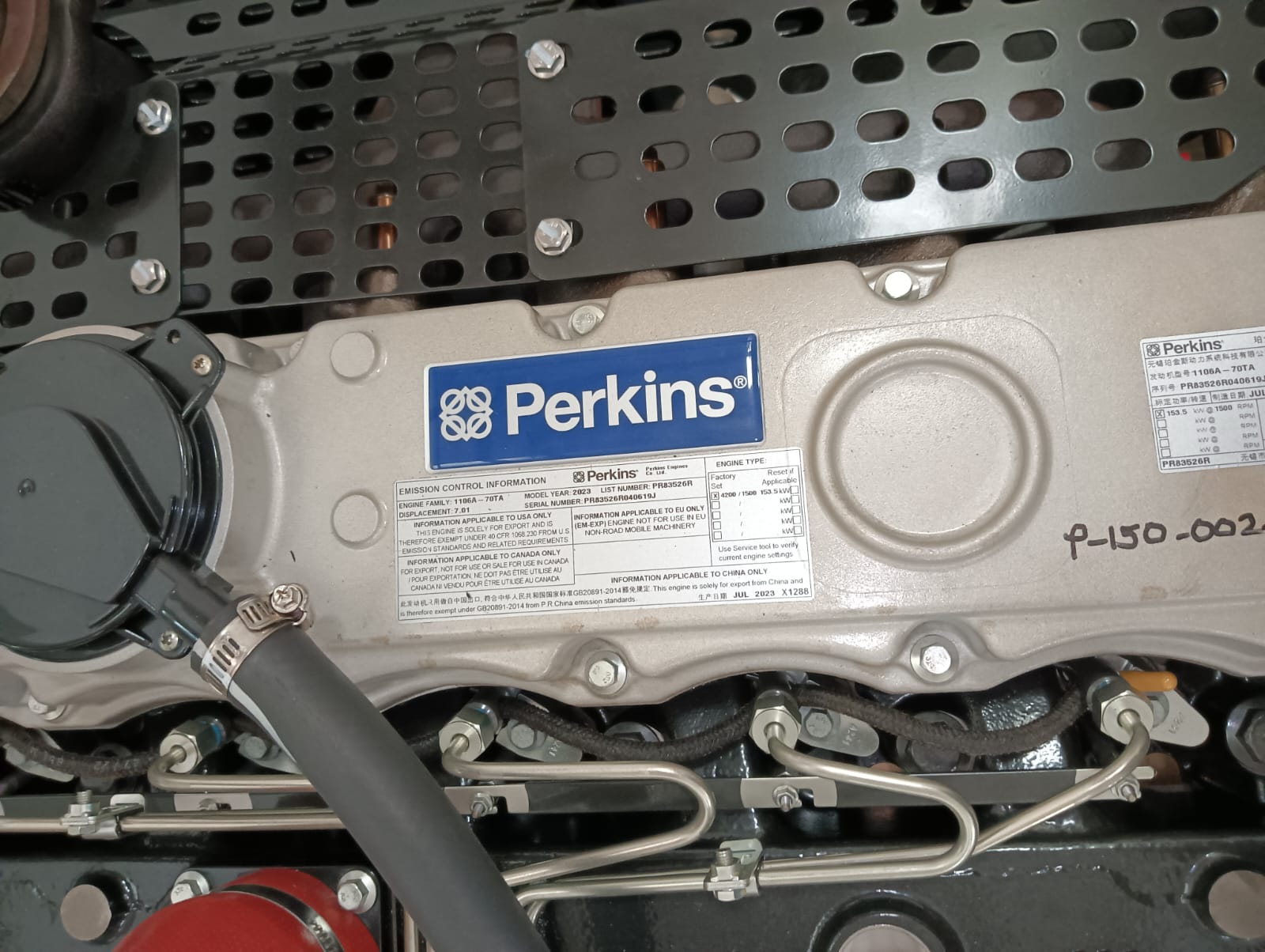 100 kVA Perkins AGG Diesel Generator for Sale – Heavy-Duty & Reliable ⚡