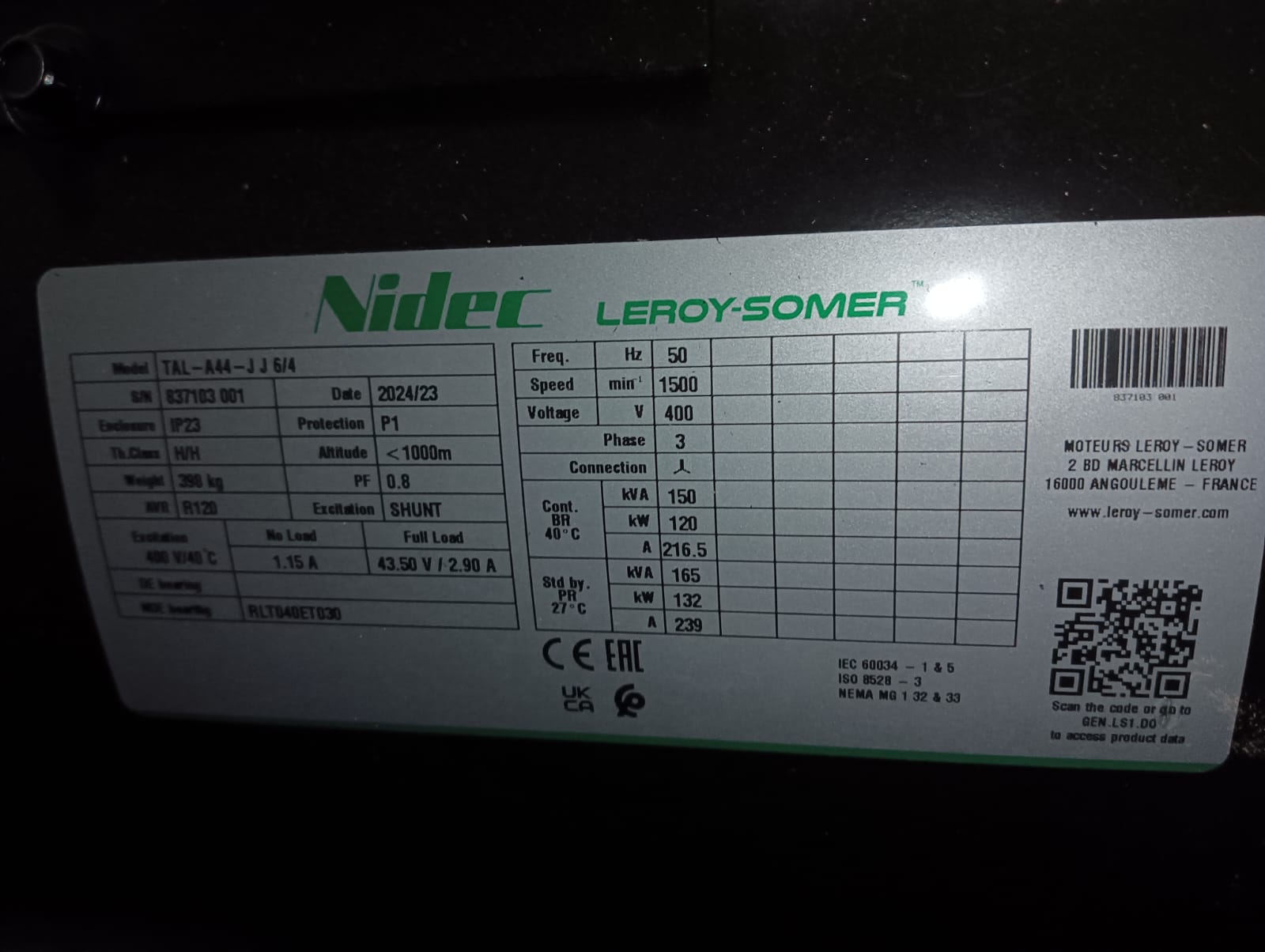 100 kVA Perkins AGG Diesel Generator for Sale – Heavy-Duty & Reliable ⚡