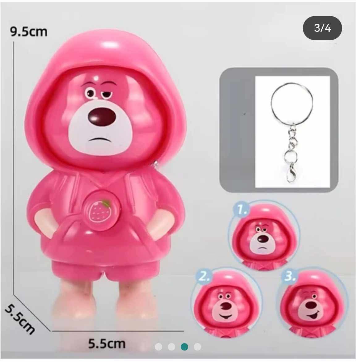 Mood changing keychain