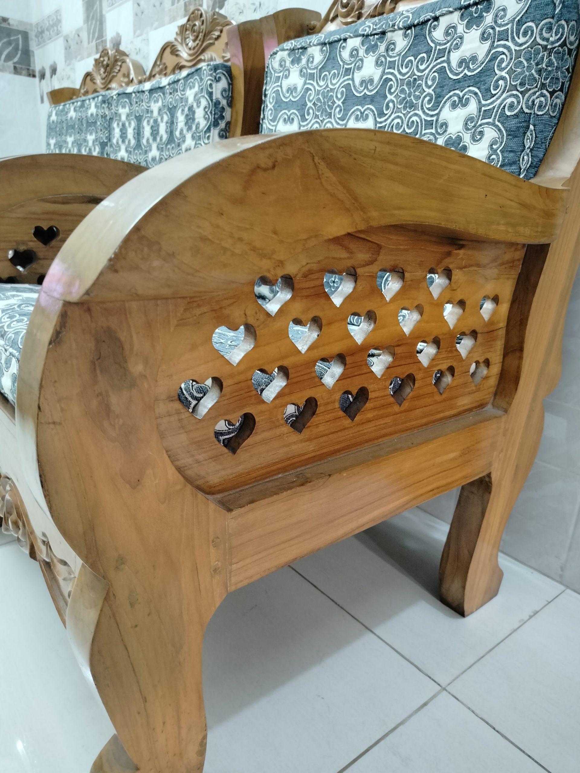 Original সেগুন কাঠের সোফা