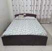 Otobi Semi Double Bed with Otobi 8 Inch Spring Mattress