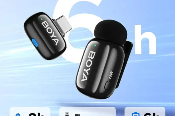 BOYA mini-17 The World\\\’s Tiniest Wireless Microphone for Type C