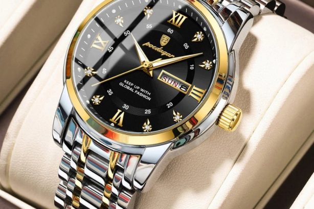 POEDAGAR 936 Luxury Men’s Watch (butterfly Lock)
