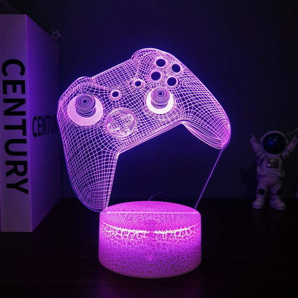3d Led Gaming Controller Lamp – Wholesale Available